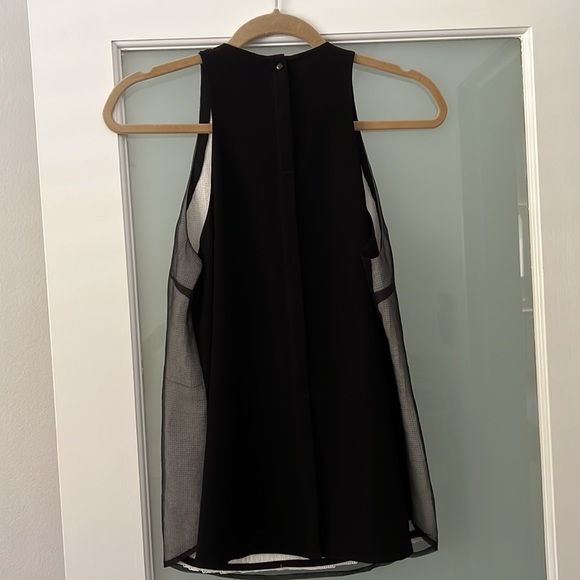 A.L.C. Sequin with sheer overlay shirt - Picture 3 of 4